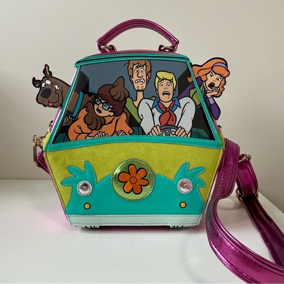Irregular Choice Scooby Doo Mystery Machine Crossbody Bag W/LIGHT UP HEADLIGHTS - Picture 3 of 13